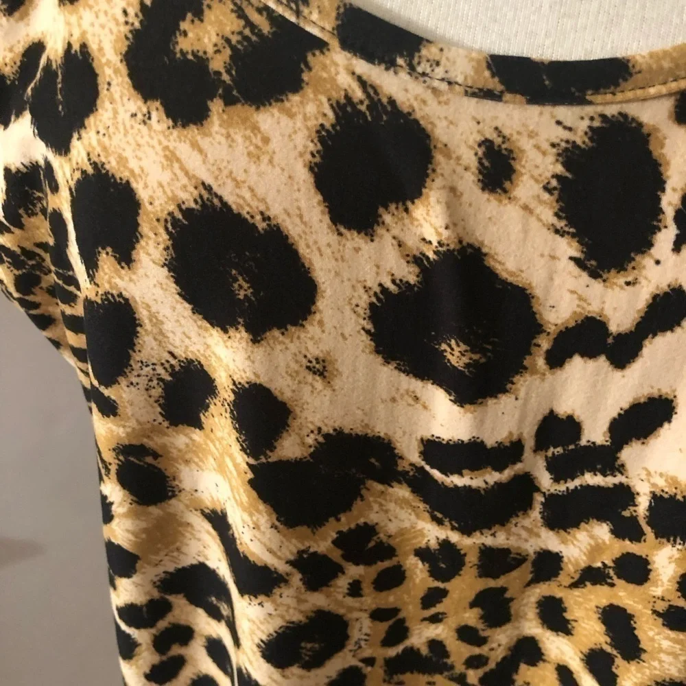Flying Tomato Leopard Print Nightgown Sz L NWT